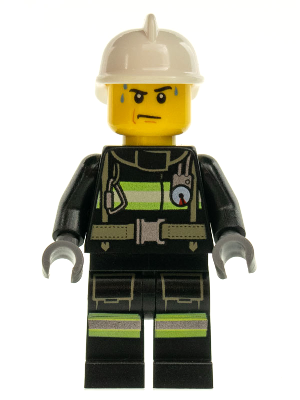 Lego, Minifigure, The Lego Movie, Blaze Firefighter, TLM030