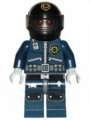 Lego, Minifigure, The Lego Movie, Robo SWAT, Helmet, TLM046