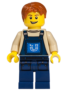 Lego, Minifigure, The Lego Movie, Alfie the Apprentice, TLM052