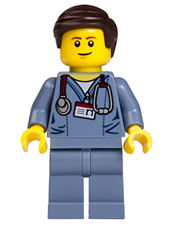 Lego, Minifigure, The Lego Movie, Dr. McScrubs, TLM054