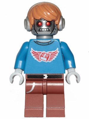 Lego, Minifigure, The Lego Movie, Radio DJ Robot, TLM056