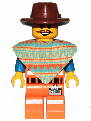 Lego, Minifigure, The Lego Movie, Emmet - Western Outfit, TLM062