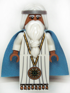 Lego, Minifigure, The Lego Movie, Vitruvius with Medallion and Black Eyes with Pupils, TLM071
