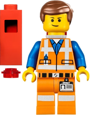 Lego, Minifigure, The Lego Movie, Emmet with piece of resistance, TLM078