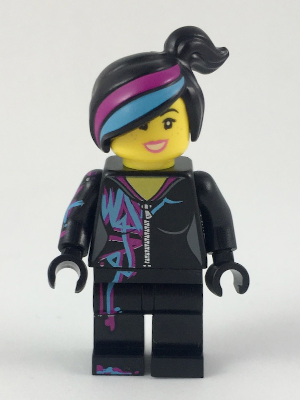 Lego, Minifigure, The Lego Movie, Lucy Wyldstyle with Magenta Lined Hoodie, TLM103