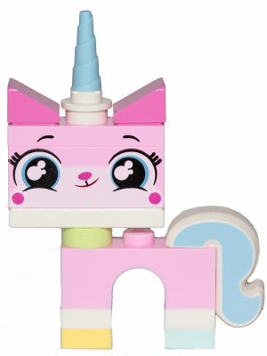 Lego, Minifigure, The Lego Movie, Unikitty, Lopsided Smile, TLM126