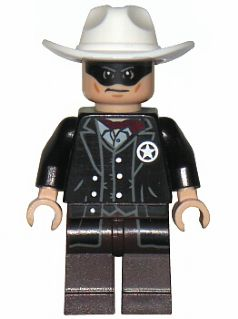 Lego, Minifigure, Disney, The Lone Ranger, The Lone Ranger, TLR001