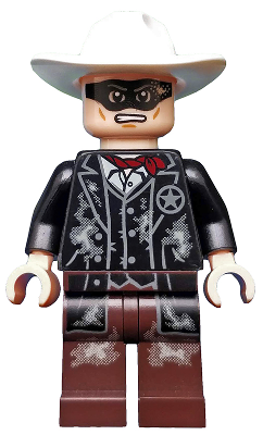 Lego, Minifigure, Disney, The Lone Ranger, Lone Ranger - Mine Outfit, TLR010