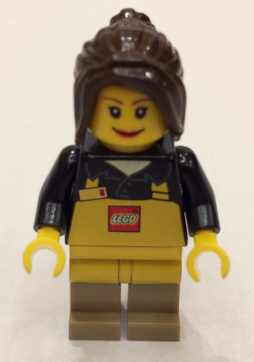 Lego, Minifigure, Lego Brand Store, LEGO Employee, Female with Apron, TLS092