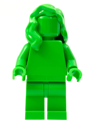 Lego, Minifigure, LEGO Brand, LEGO Brand Store, Everyone is Awesome, Bright Green, Monochrome, TLS105