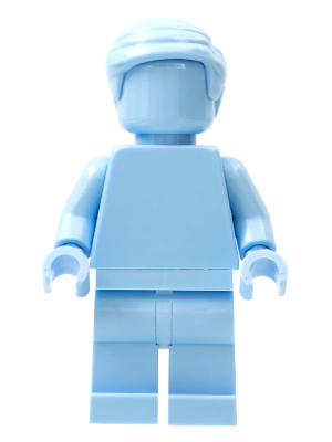 Lego, Minifigure, LEGO Brand, LEGO Brand Store, Everyone is Awesome, Bright Light Blue, Monochrome, TLS108