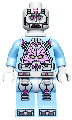 Lego, Minifigure, Teenage Mutant Ninja Turtles, The Kraang, Medium Blue Exo-Suit Body with Jet Pack, TNT006