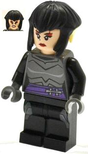 Lego, Minifigure, Teenage Mutant Ninja Turtles, Karai - Armor and Bright Light Yellow Hair Highlights, TNT023
