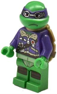 Lego, Minifigure, Teenage Mutant Ninja Turtles, Donatello - with Goggles, TNT028