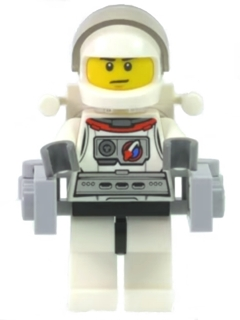 Lego, Minifigure, Town, Astronaut, Male with Backpack, TWN303