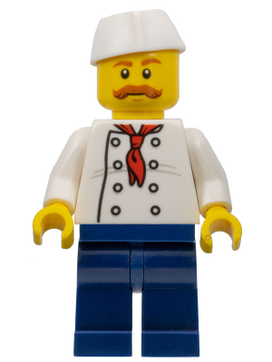Lego, Minifigure, City, Town, Confectioner with Moustache, TWN340