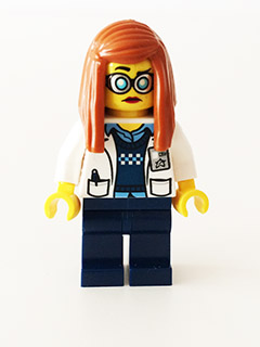 Lego, Minifigure, Ultra Agents, Professor Christina Hydron, UAGT017