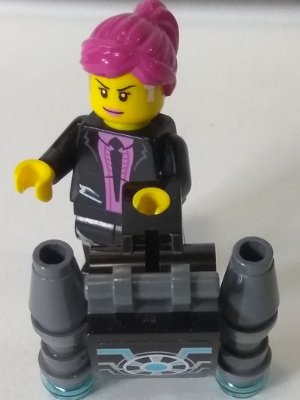 Lego, Minifigure, Ultra Agents, Agent Caila Phoenix with Jet Pack with Sticker, UAGT018s