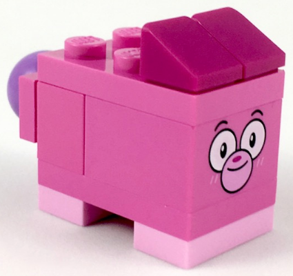 Lego, Minifigure, Unikitty, Square Bear, UNI06