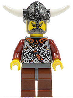 Lego, Minifigure, Vikings, Viking Warrior 5d, VIK018