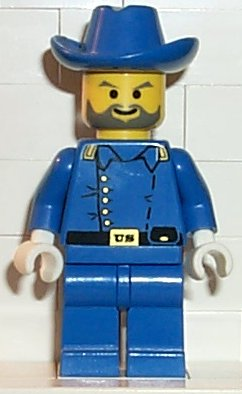 Lego, Minifigure, Wild West, Cowboys, Cavalry Colonel - Cowboy Hat, WW002