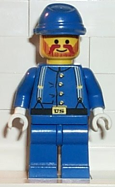 Lego, Minifigure, Wild West, Cowboys, Cavalry Soldier, WW005