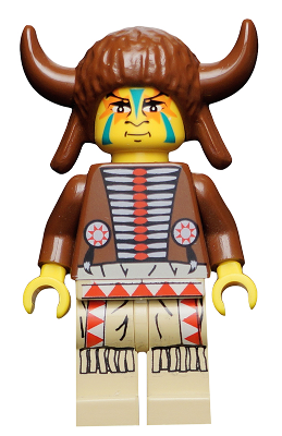 Lego, Minifigure, Wild West, Indians, Indian Medicine Man, WW019