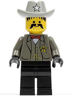 Lego, Minifigure, Wild West, Cowboys, Sheriff Duke, WW021