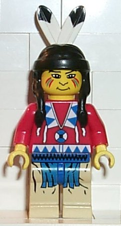 Lego, Minifigure, Wild West, Indians, Indian 2, WW022