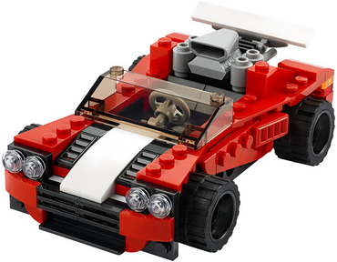 Lego, Set, Creator, 3 in 1, Sports Car, 31100