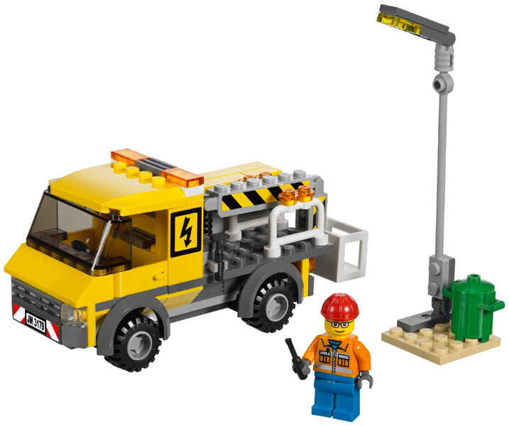 Lego, Set, Opened, City, Repair Truck, 3179