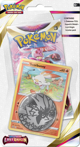 Sword & Shield: Lost Origin - Single Pack Blister (Scorbunny)