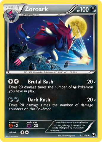 Zoroark (71/108) [Black & White: Dark Explorers]