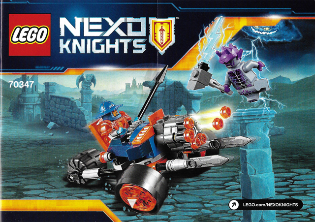 Lego, Instructions Only, Nexo Knights, King's Guard Artillery, 70347