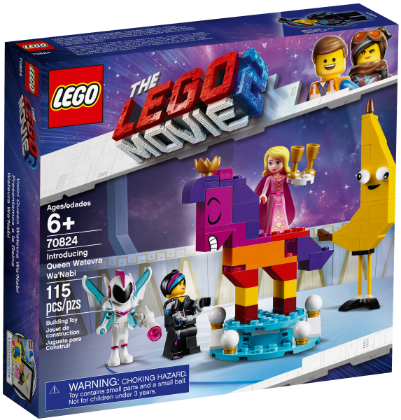 Lego, Set, Sealed Product, The Lego Movie 2, Introducing Queen Watevra Wa'Nabi 70824