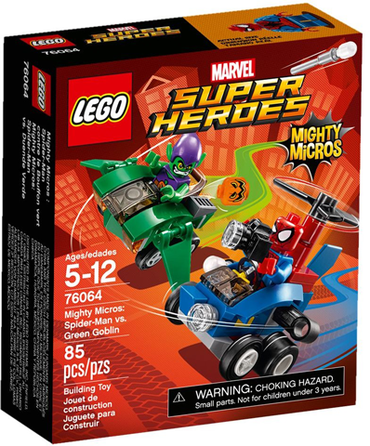 Lego, Set, Sealed, Super Heroes, Mighty Micros, Spider-Man vs. Green Goblin, 76064