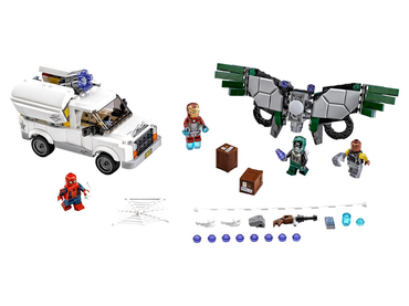 Lego, Set, Opened, Marvel, Spider-Man Homecoming, Beware the Vulture, 76083