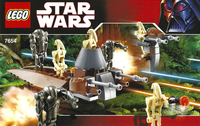 Lego, Set, Star Wars, Droid Battle Pack, 7654