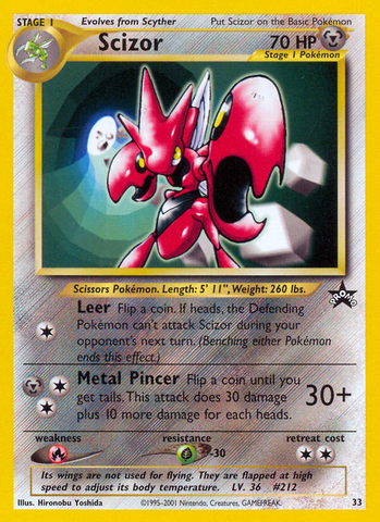 Scizor (33) [Wizards of the Coast: Black Star Promos]