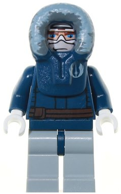 Lego, Minifigure, Star Wars, Anakin Skywalker, Parka, Jedi Logo, SW0263