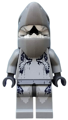 Lego, Minifigure, City of Atlantis, Shark Warrior, ATL004