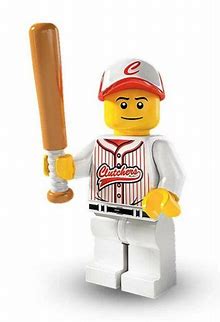 Lego, Minifigure, Collectible Series 3, Baseball Player, col047, COL03-16