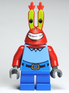 Mr. Krabs, SpongeBob SquarePants, Lego Minifigure, Bob023