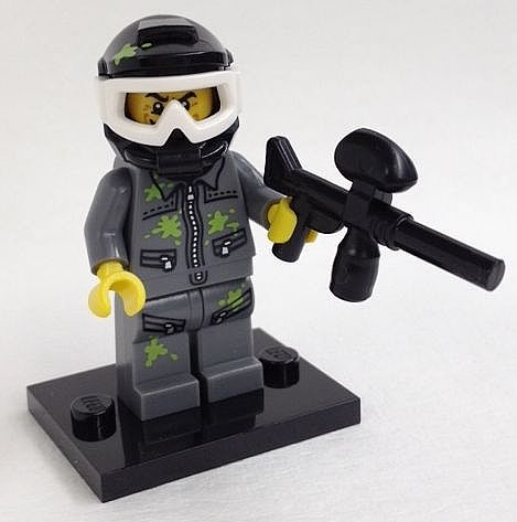 Paintball Player, Collectible Series 10, Lego Minifigure COL10-9