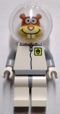 Lego, Minifigure, SpongeBob SquarePants, Sandy Cheeks,  Bob031