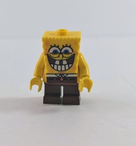Lego, Minifigure, SpongeBob SquarePants, Grin with Bottom Teeth, Bob021