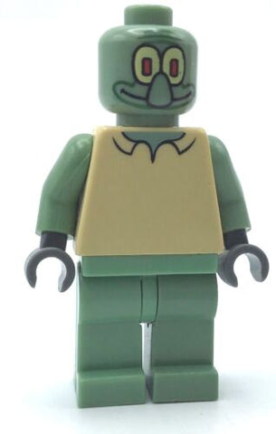 Lego, Minifigure, SpongeBob SquarePants, Squidward, BOB003