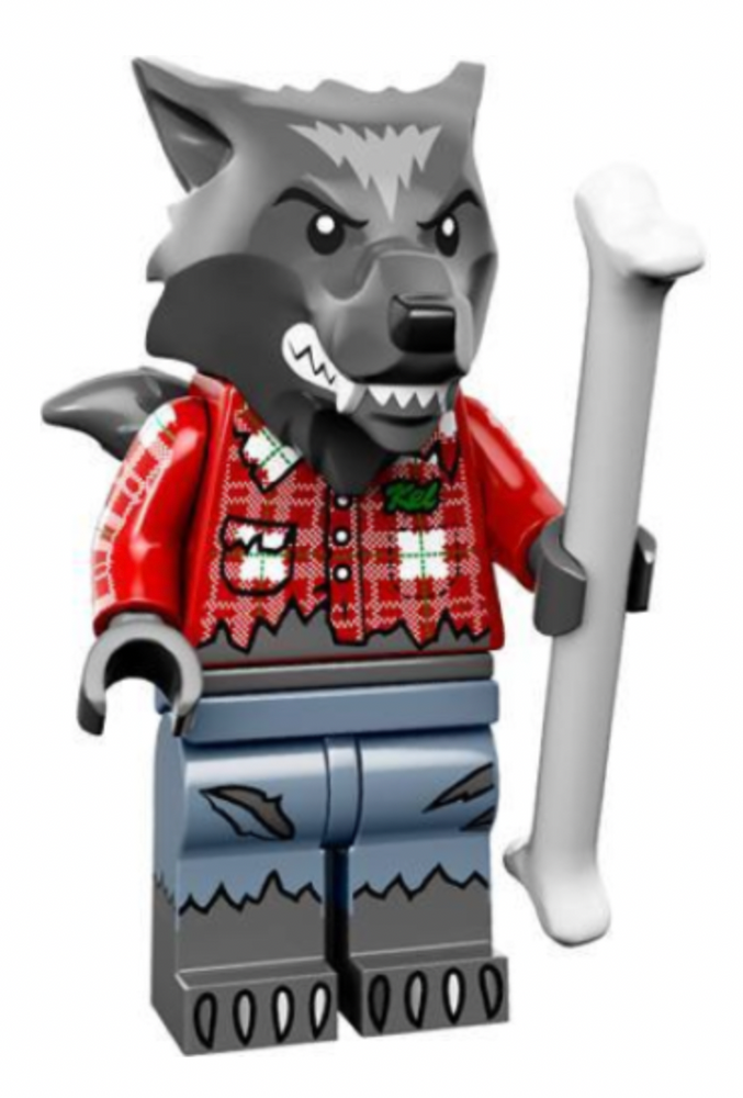 Lego, Minifigure, Collectible Series 14, Wolf Guy, COL14-1