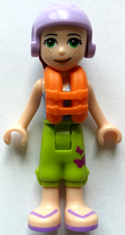 Lego, Minifigure, Friends, Mia, Life Jacket, Ski Helmet, FRND337