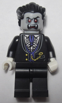 Lego, Minifigure, Holiday, Vampire, Dark Purple Vest, HOL172